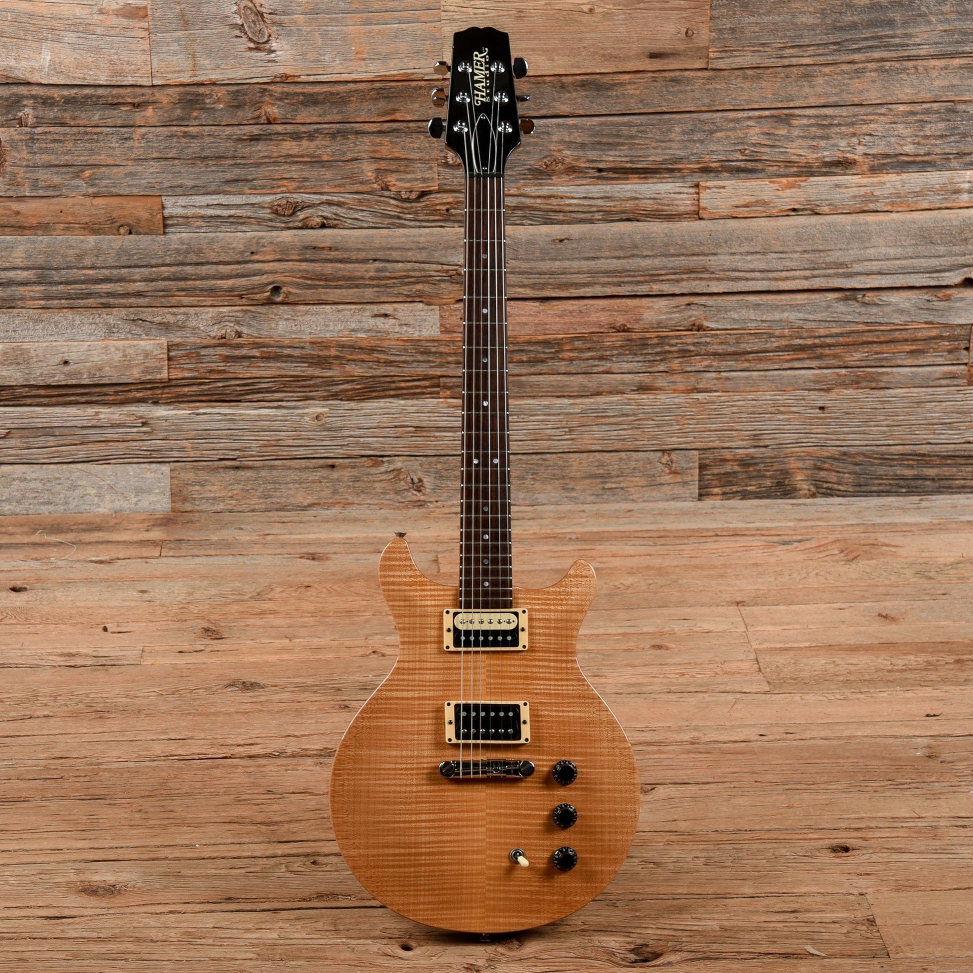 Hamer Studio Archtop Natural Electric Guitars / Solid Body