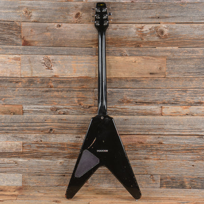 Hamer Vector Black and White Custom Finish 1980s Electric Guitars / Solid Body