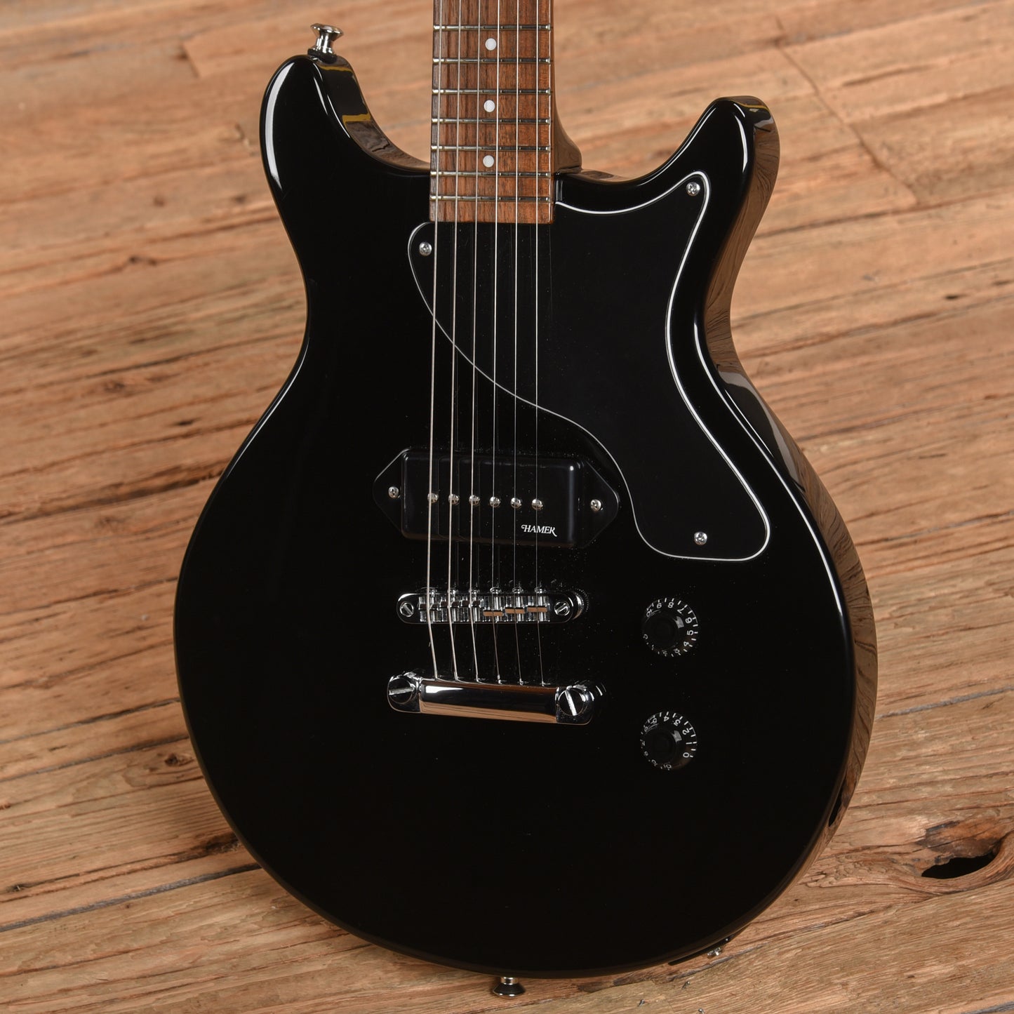 Hamer XT Series DC Black 2012 Electric Guitars / Solid Body