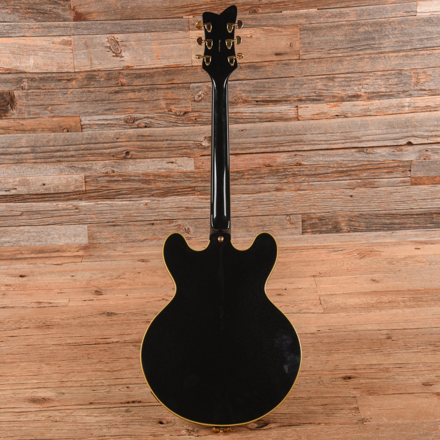 Hanson Chicagoan Black Electric Guitars / Semi-Hollow