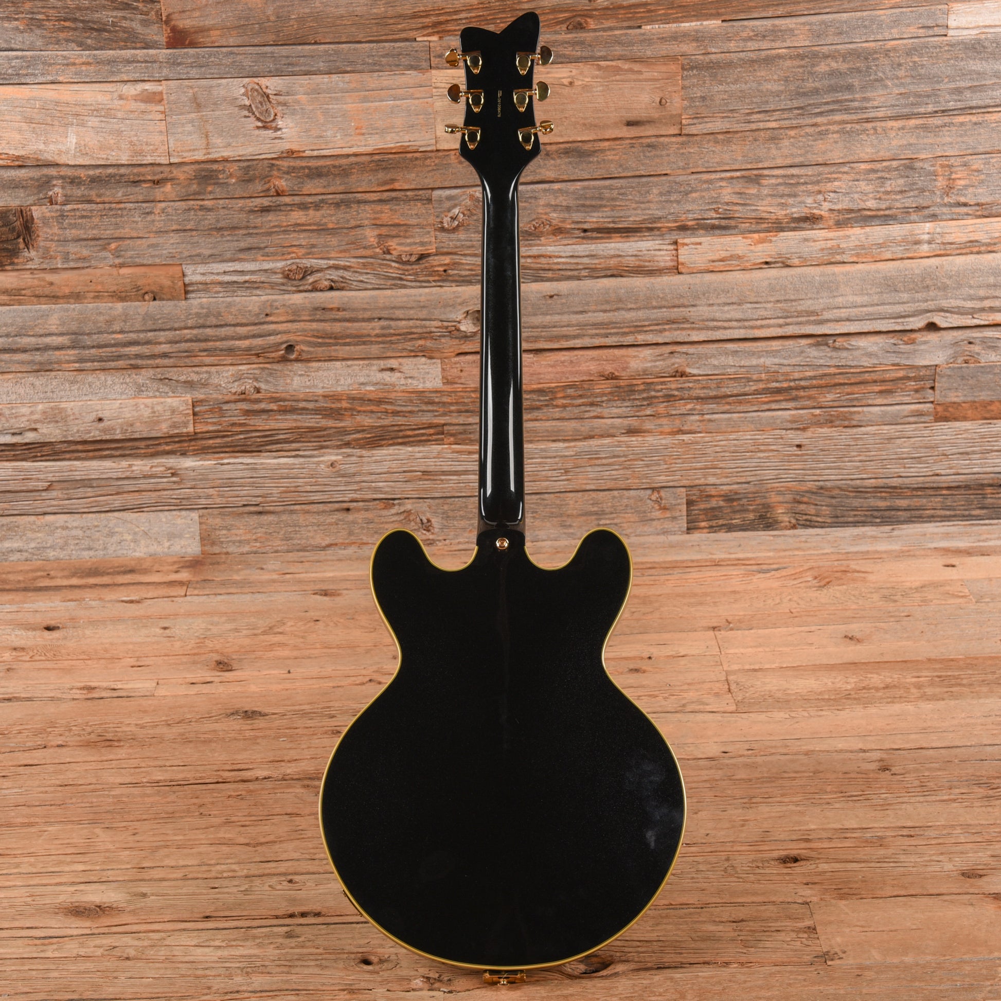 Hanson Chicagoan Black Electric Guitars / Semi-Hollow