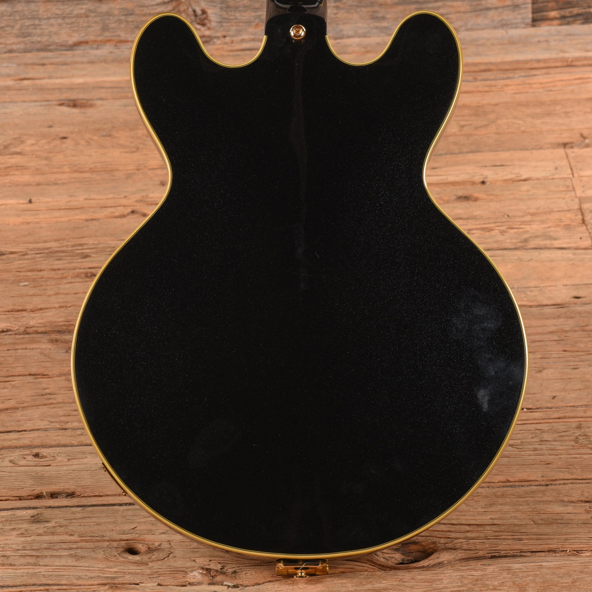 Hanson Chicagoan Black Electric Guitars / Semi-Hollow