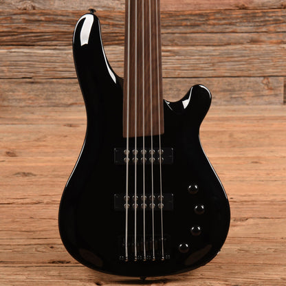 Harley Benton B-550FL BK Progressive Series Black Bass Guitars / 5-String or More