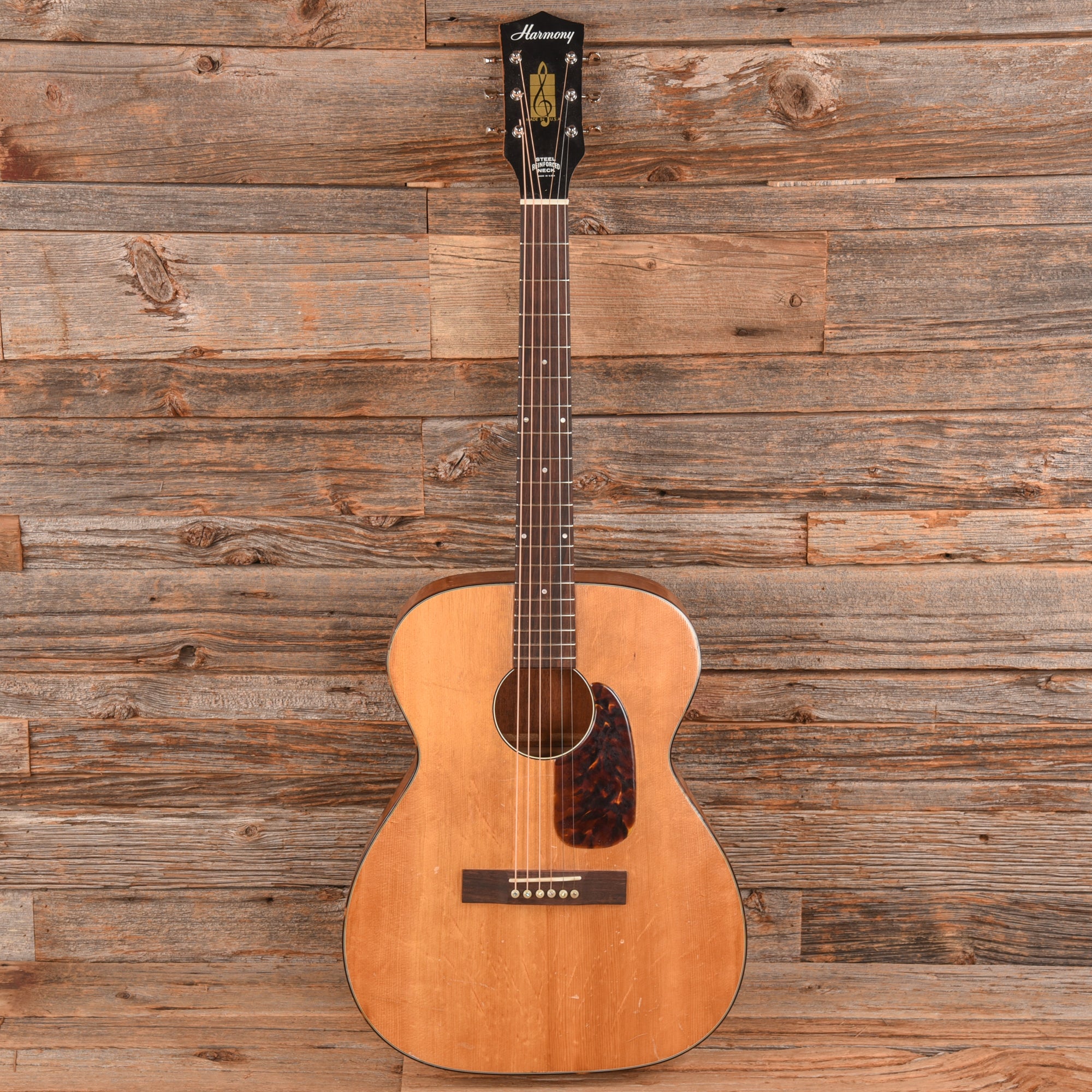 Harmony H-162 X-Brace Conversion Natural 1960s Acoustic Guitars / Concert