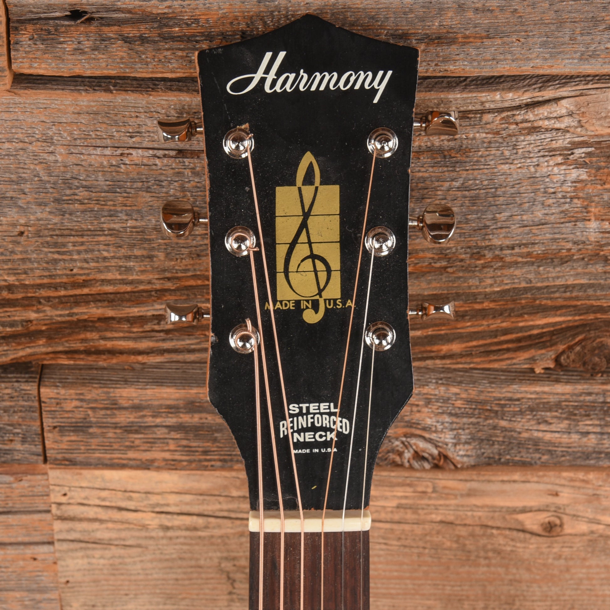 Harmony H-162 X-Brace Conversion Natural 1960s Acoustic Guitars / Concert