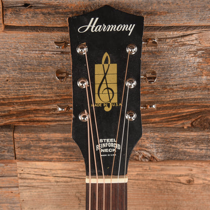 Harmony H-162 X-Brace Conversion Natural 1960s Acoustic Guitars / Concert