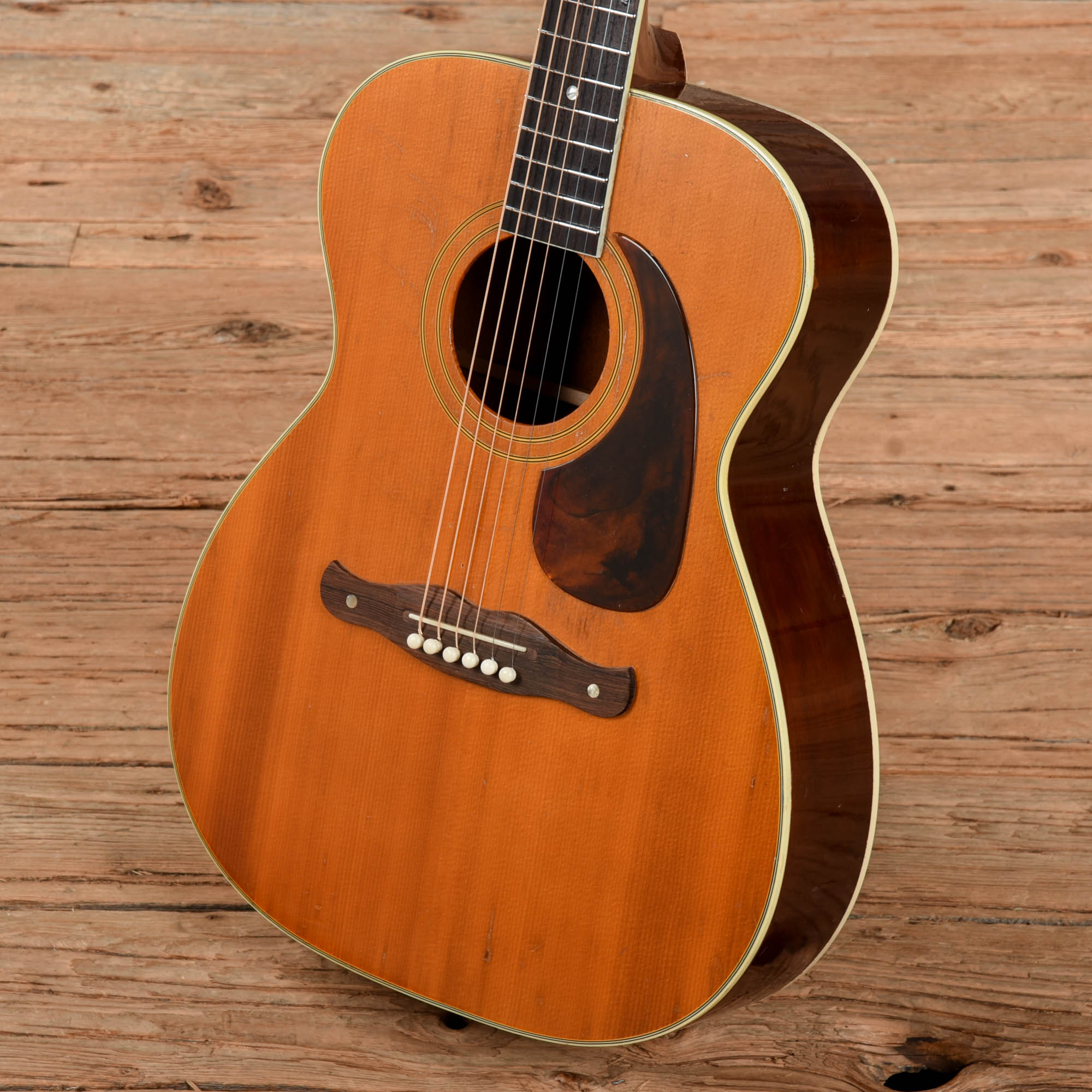 Harmony Sovereign H182 Conversion Natural 1971 Acoustic Guitars / Concert