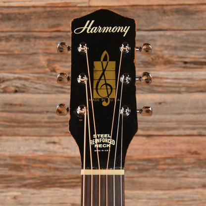 Harmony H-162 Natural 1960s Acoustic Guitars / Dreadnought