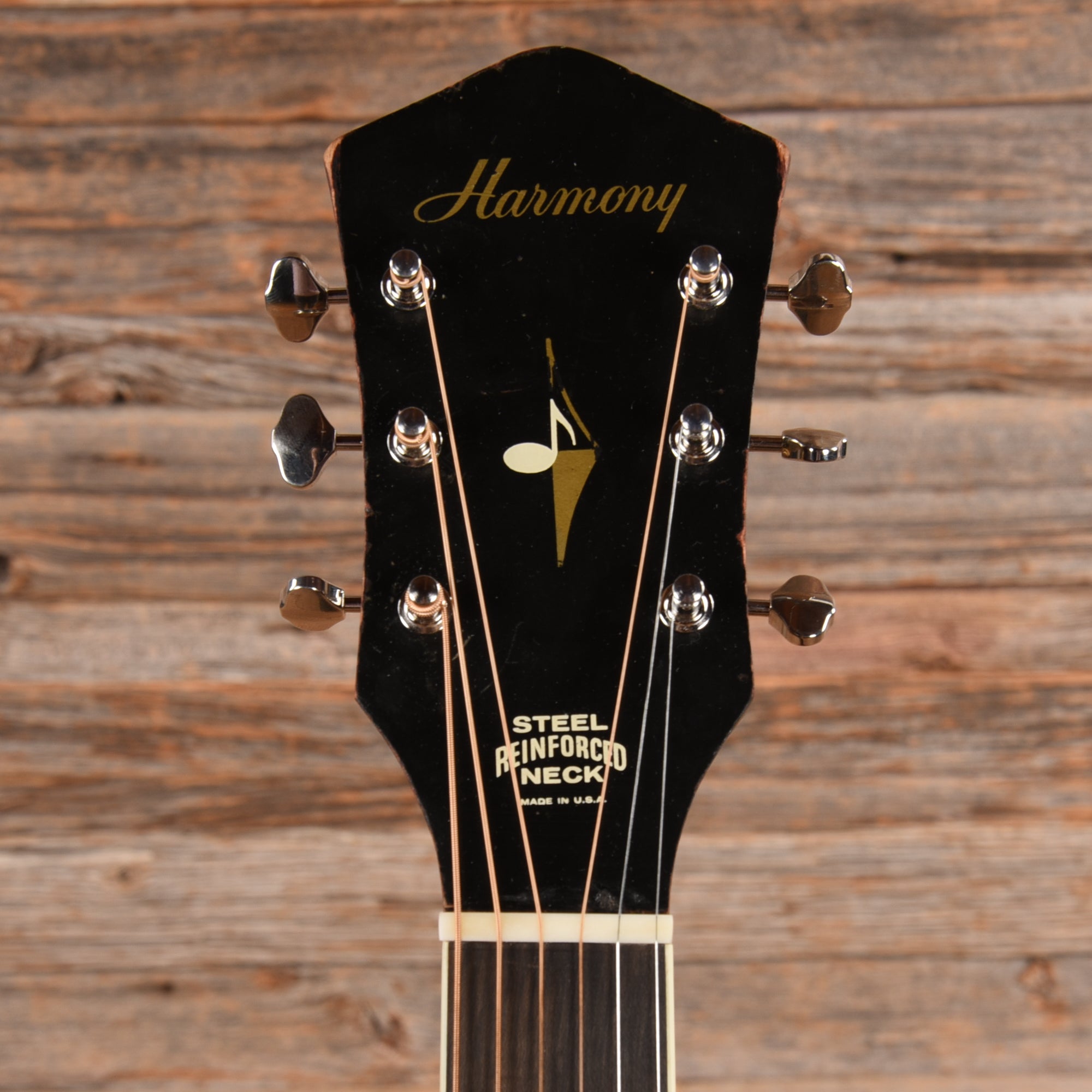 Harmony H168 X-Brace Conversion Natural 1960s Acoustic Guitars / Dreadnought