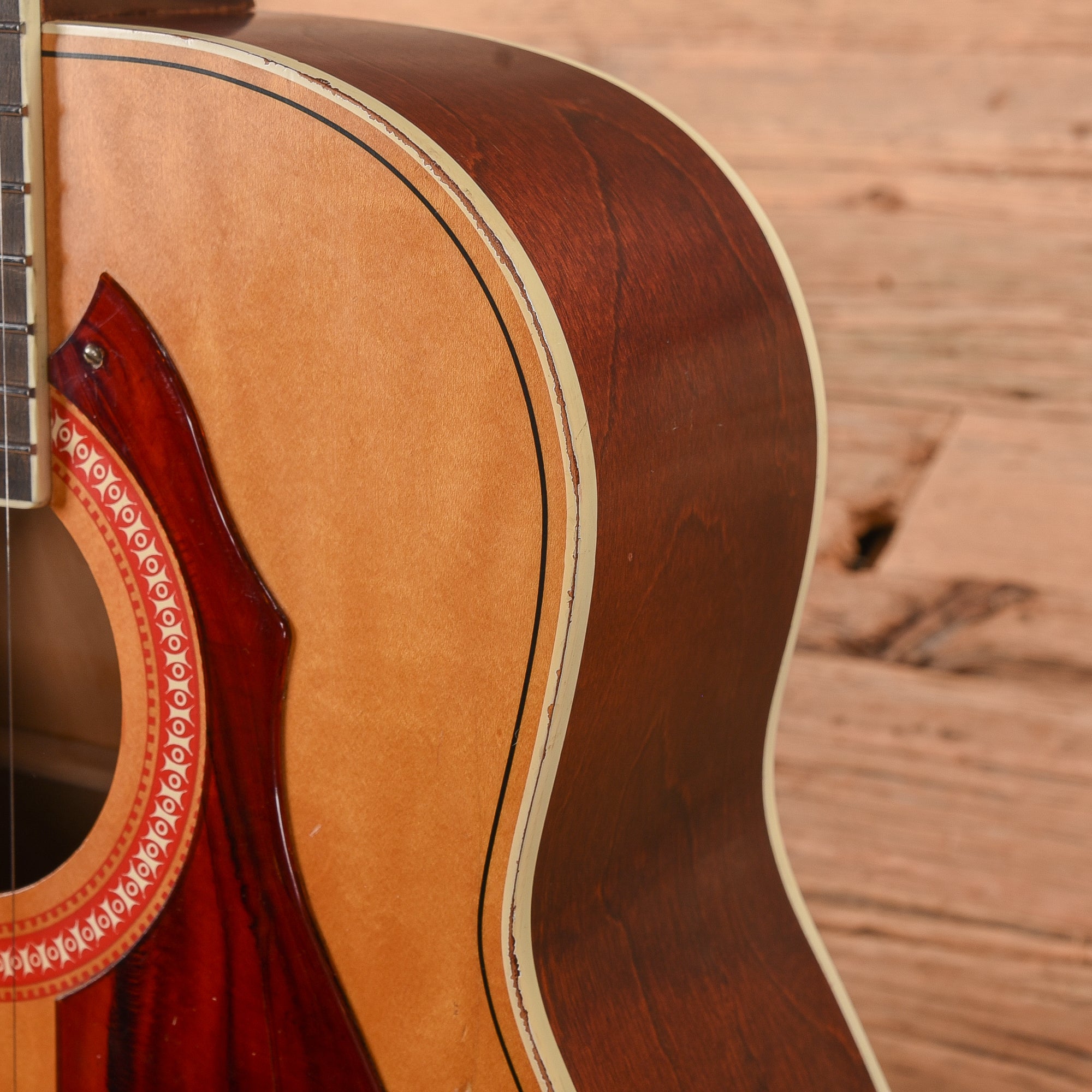 Harmony H168 X-Brace Conversion Natural 1960s Acoustic Guitars / Dreadnought