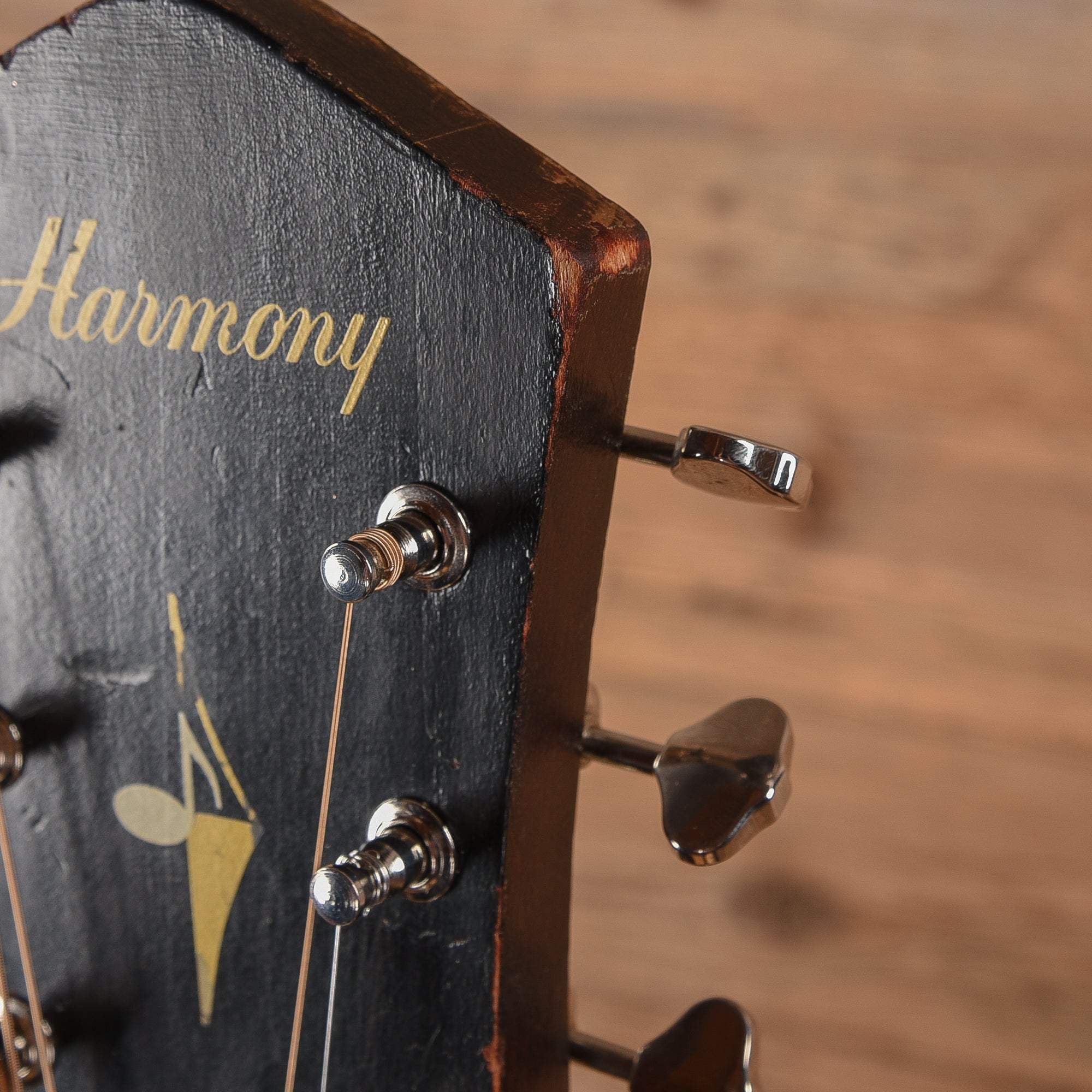 Harmony H168 X-Brace Conversion Natural 1960s Acoustic Guitars / Dreadnought
