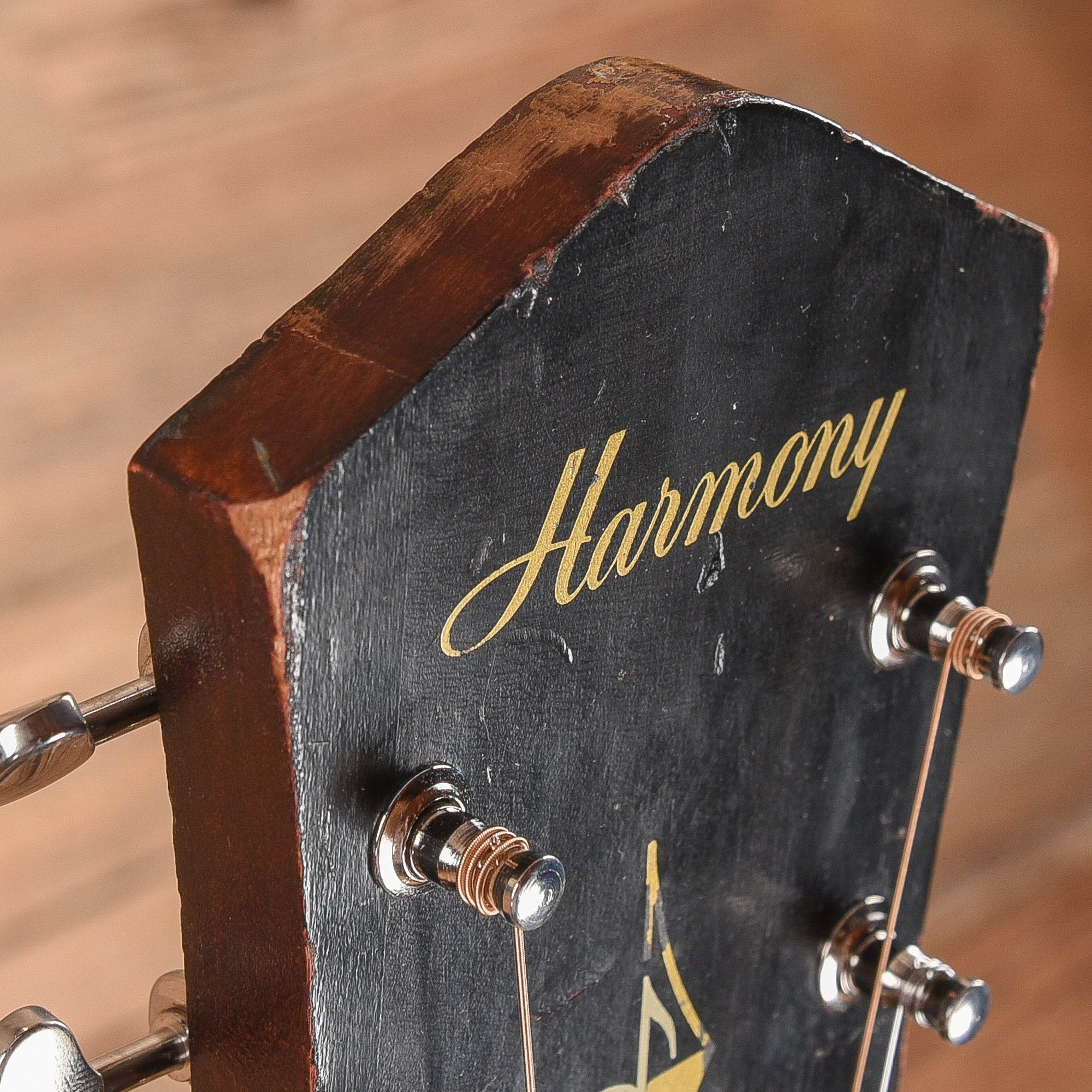 Harmony H168 X-Brace Conversion Natural 1960s Acoustic Guitars / Dreadnought