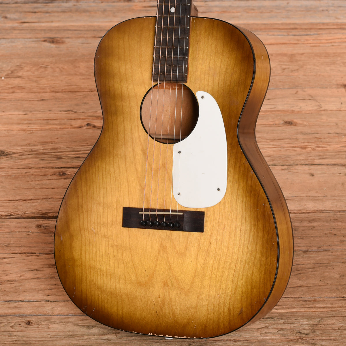 Harmony 3/4 X-Brace Conversion Sunburst 1960s Acoustic Guitars