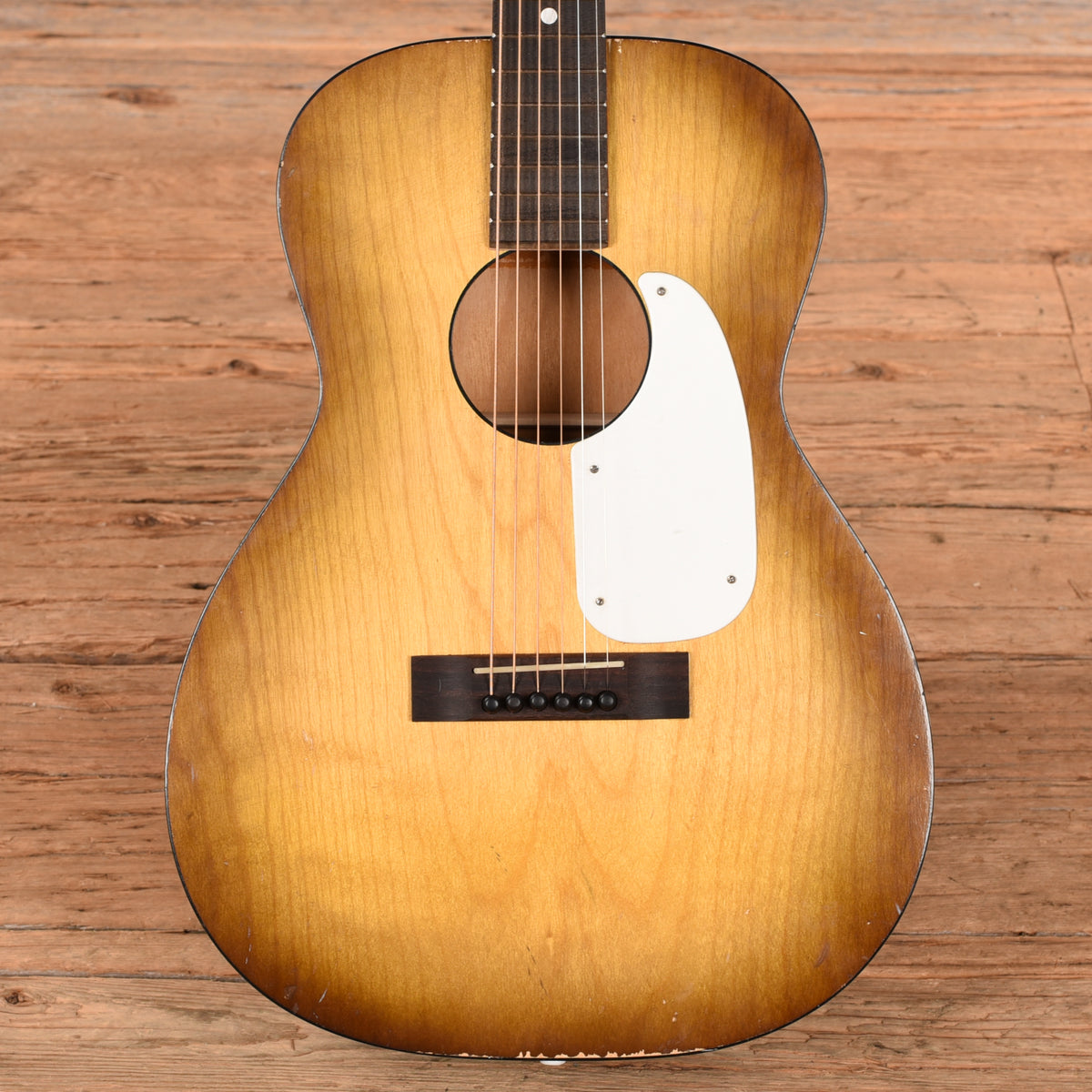 Harmony 3/4 X-Brace Conversion Sunburst 1960s Acoustic Guitars