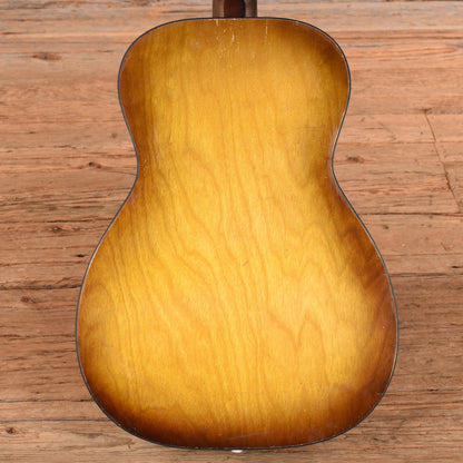 Harmony 3/4 X-Brace Conversion Sunburst 1960s Acoustic Guitars