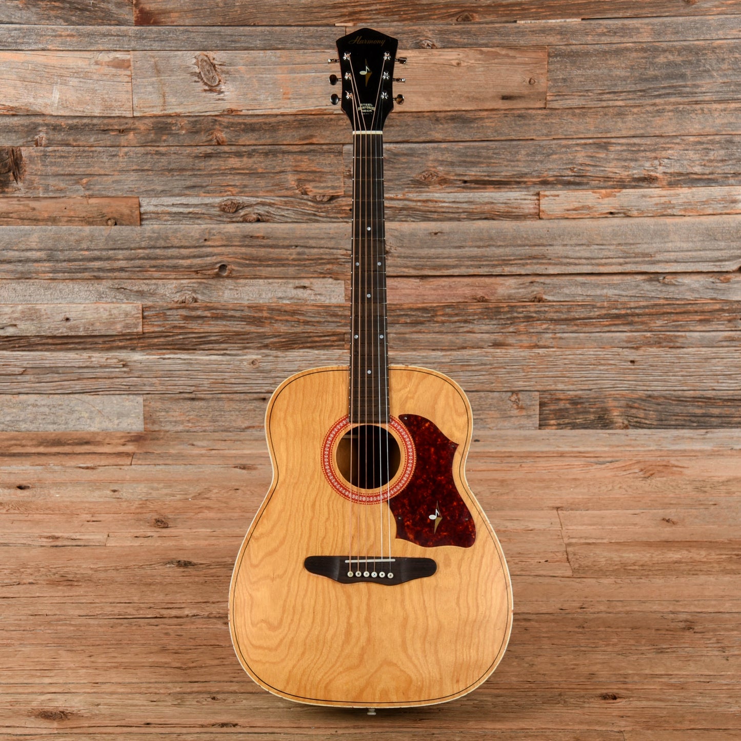 Harmony H-159 X-Brace Conversion Natural 1960s Acoustic Guitars