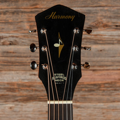 Harmony H-159 X-Brace Conversion Natural 1960s Acoustic Guitars