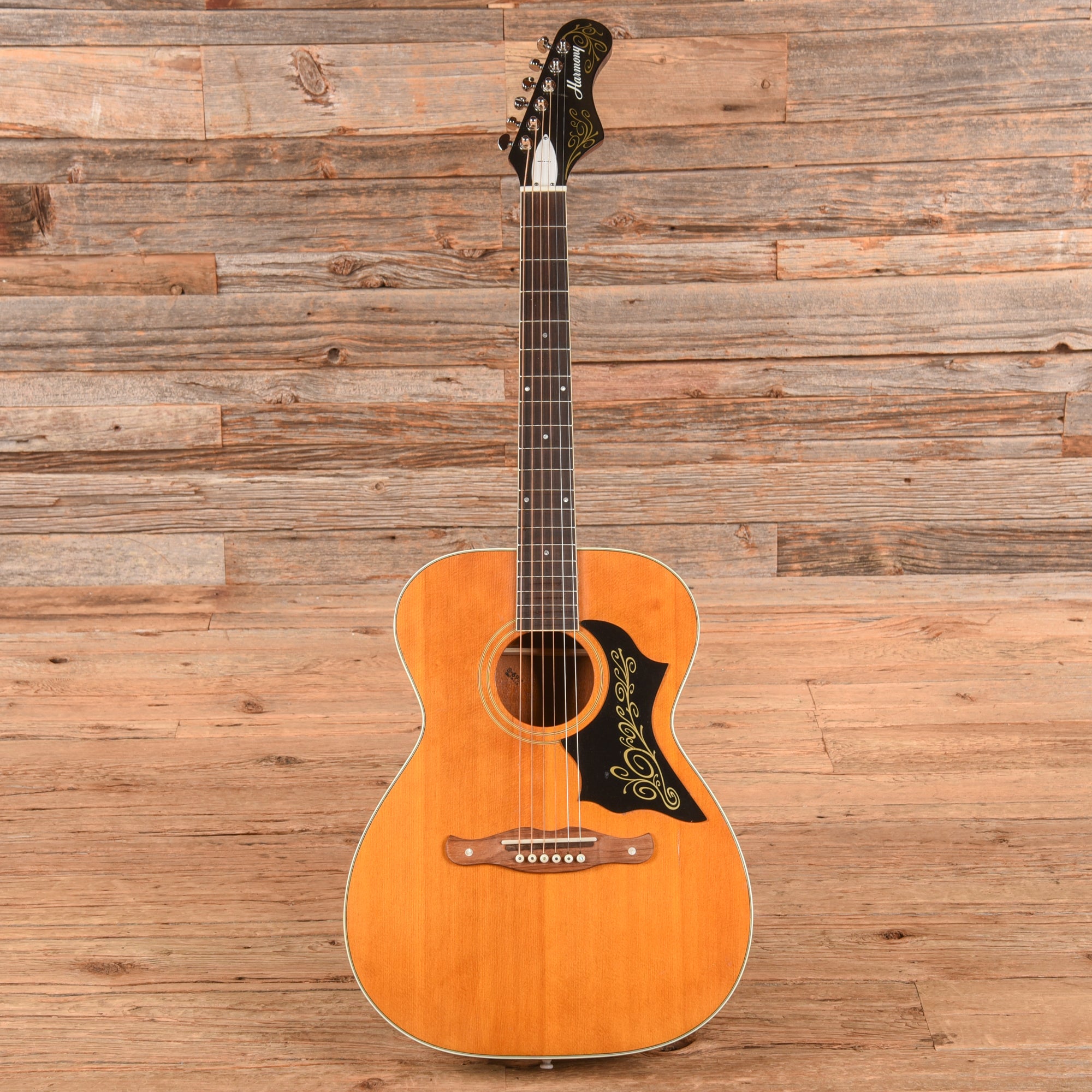 Harmony H-161 X-Brace Conversion Natural 1969 Acoustic Guitars