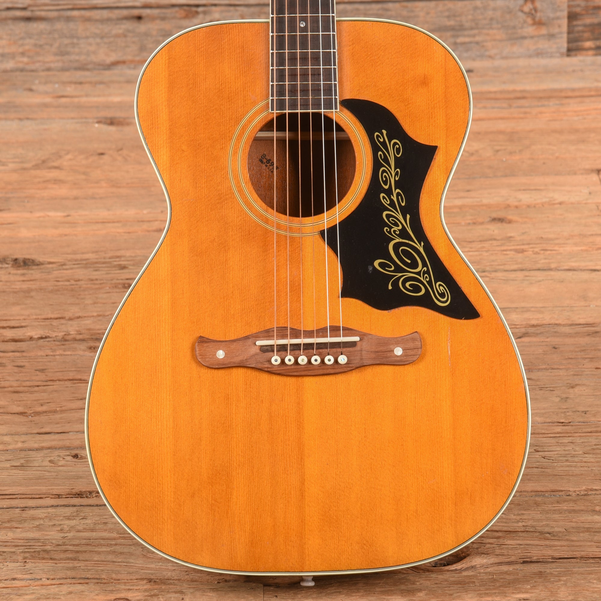 Harmony H-161 X-Brace Conversion Natural 1969 Acoustic Guitars