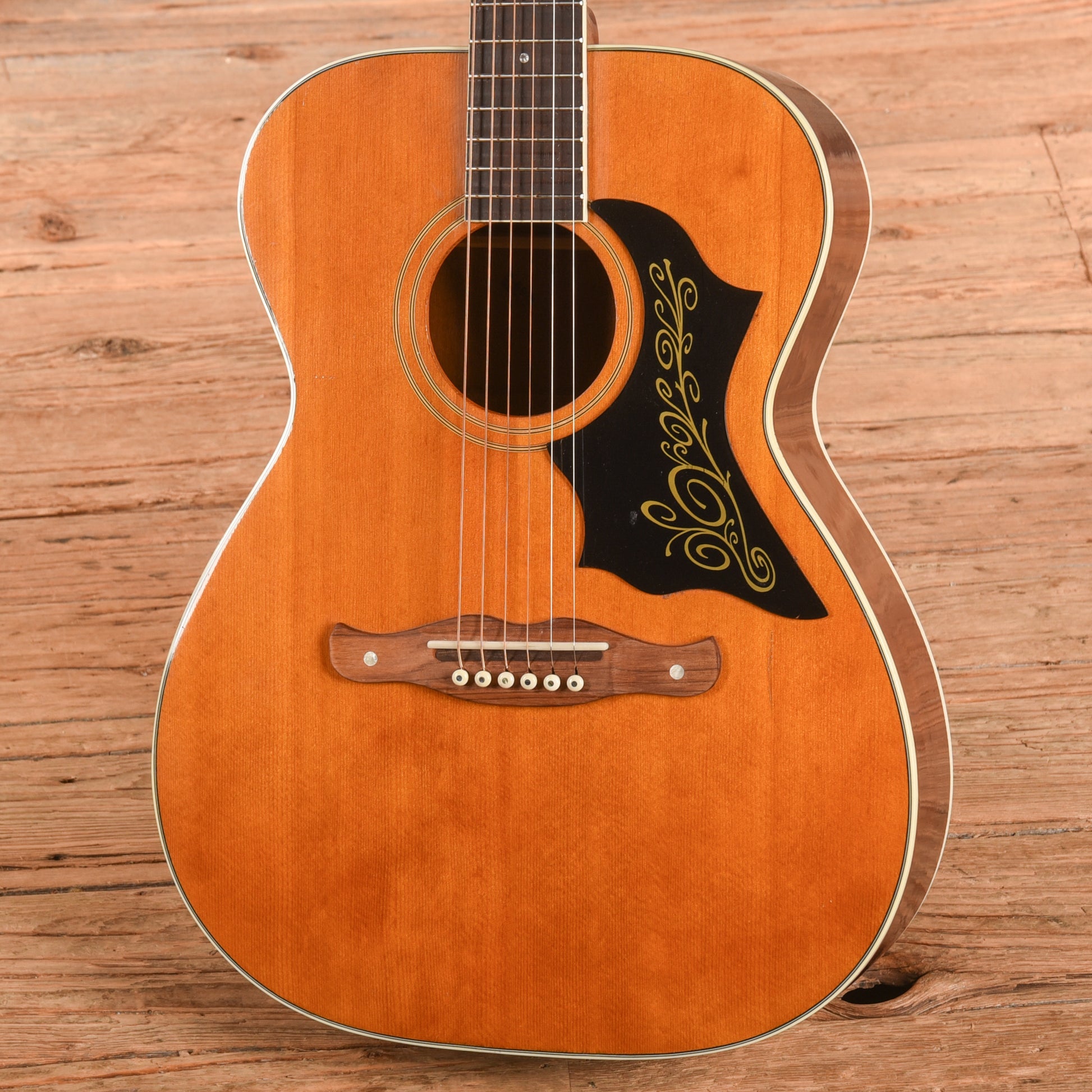 Harmony H-161 X-Brace Conversion Natural 1969 Acoustic Guitars