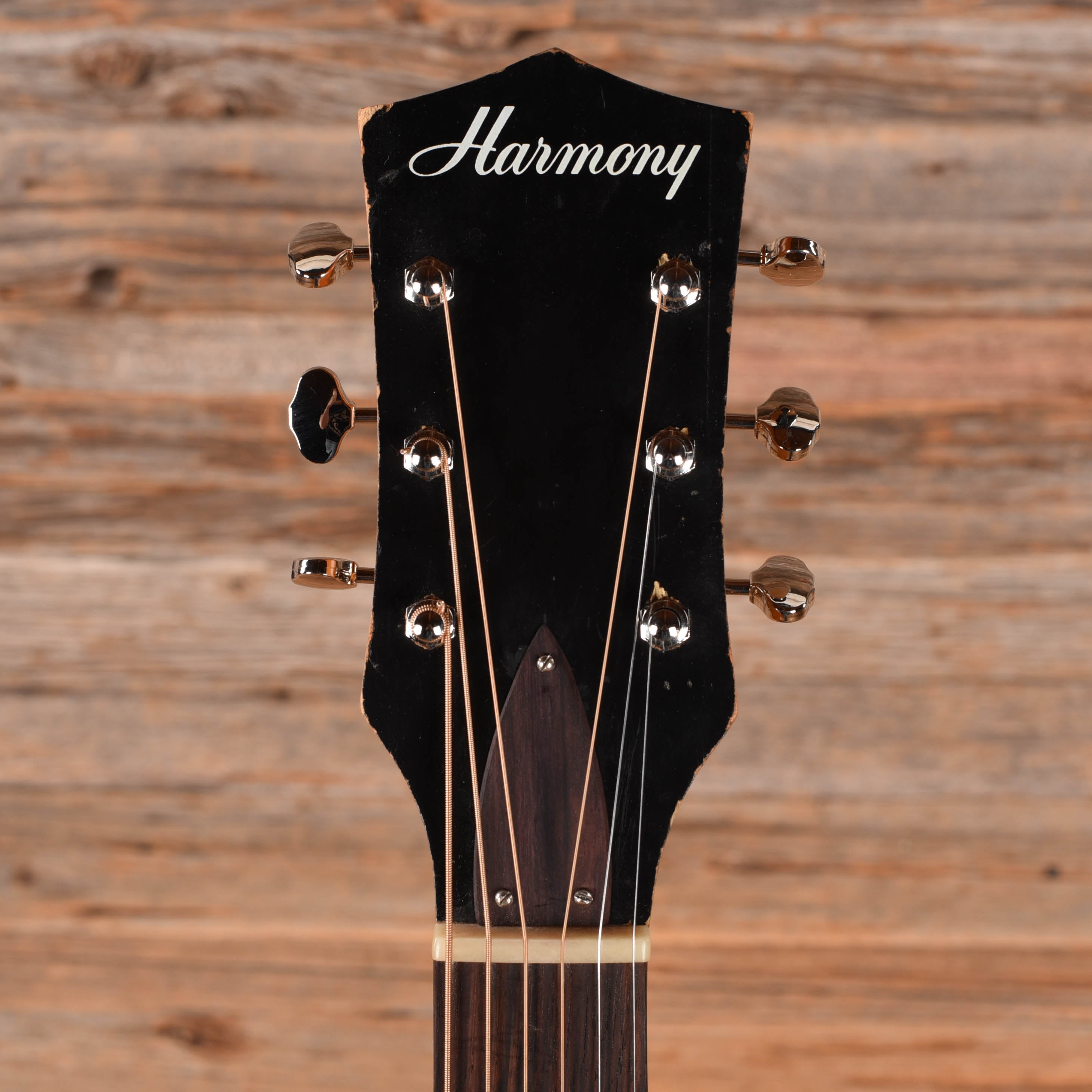 Harmony H-162 Natural 1970s Acoustic Guitars