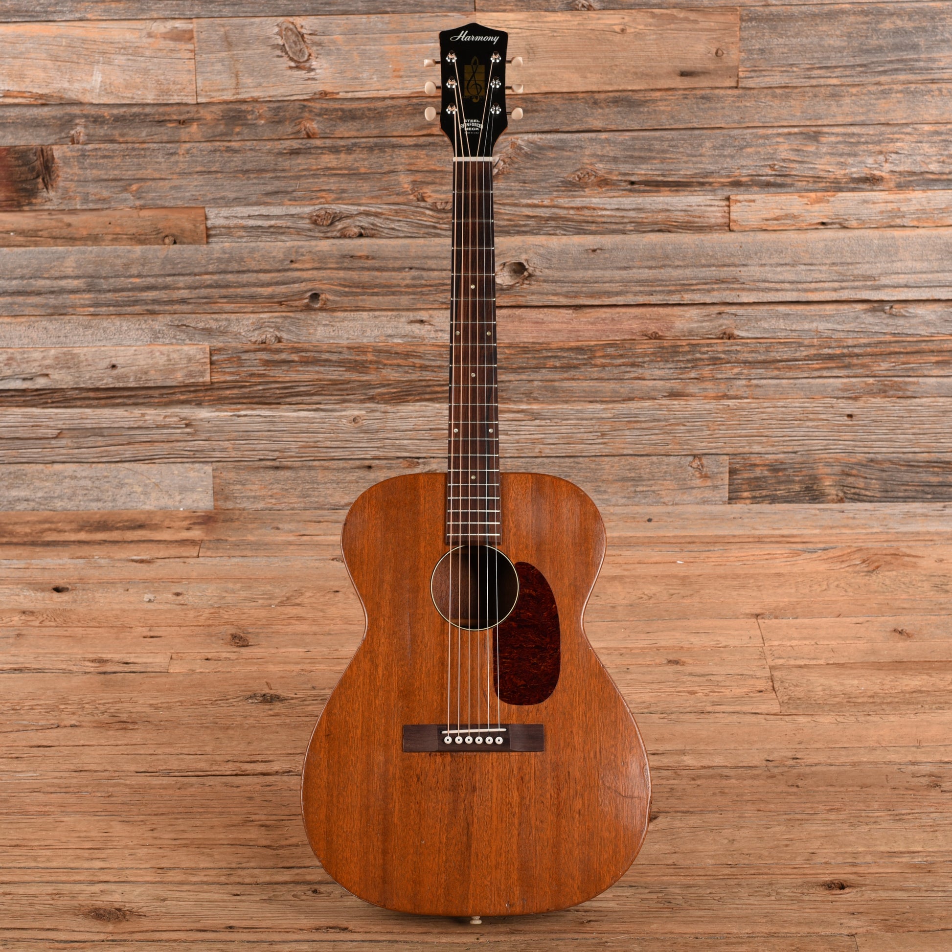 Harmony H-165 X-Brace Conversion Brown Acoustic Guitars
