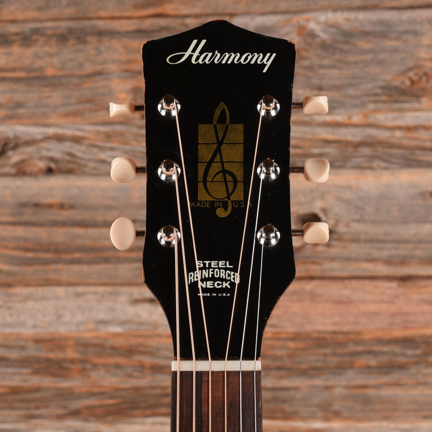 Harmony H-165 X-Brace Conversion Brown Acoustic Guitars