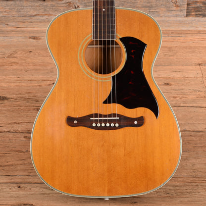 Harmony H-166 X-Brace Conversion Natural 1970s Acoustic Guitars