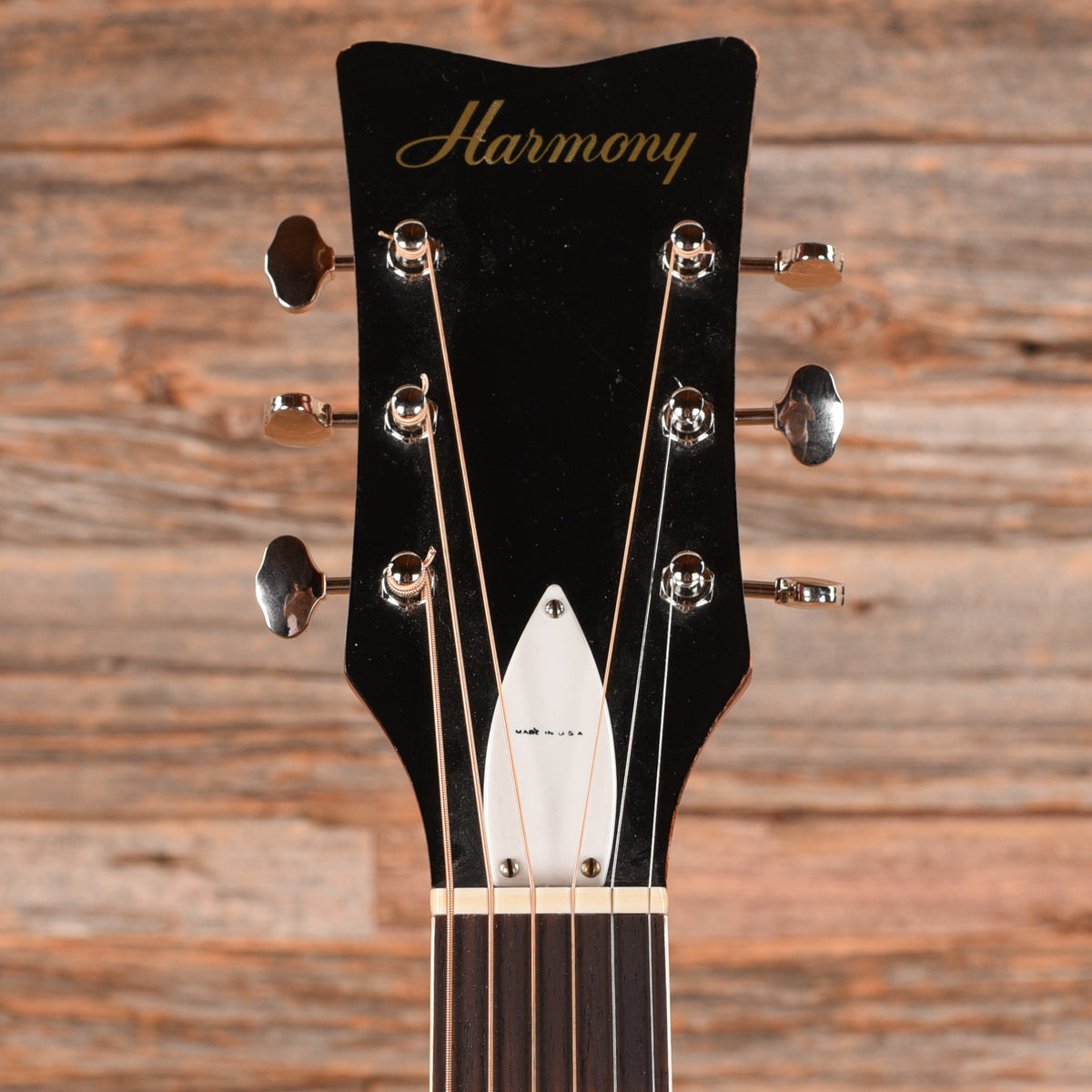 Harmony H-166 X-Brace Conversion Natural 1970s Acoustic Guitars