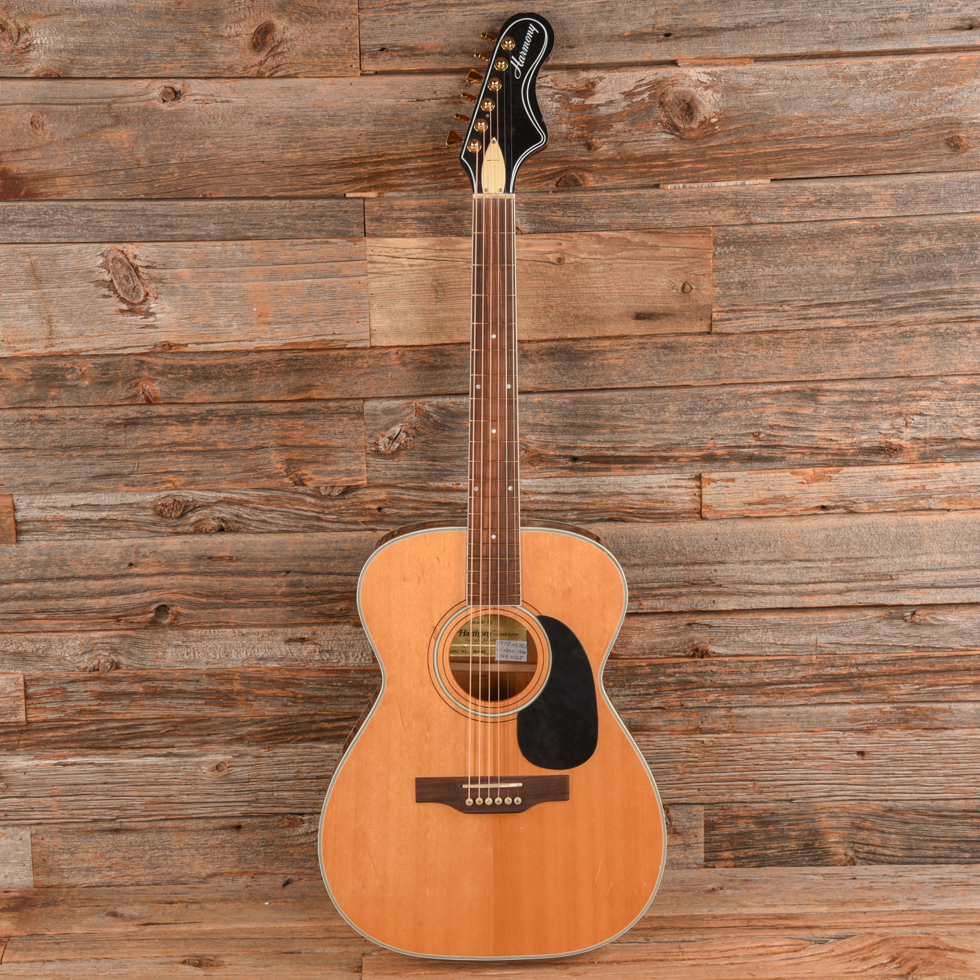 Harmony H-6383/H-168 Neck X- Brace Conversion Natural 1973 Acoustic Guitars