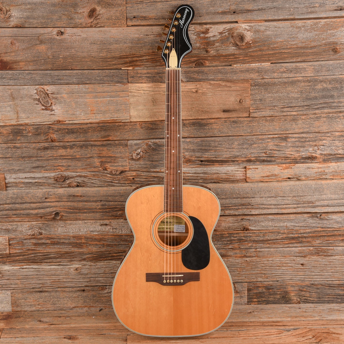 Harmony H-6383/H-168 Neck X- Brace Conversion Natural 1973 Acoustic Guitars