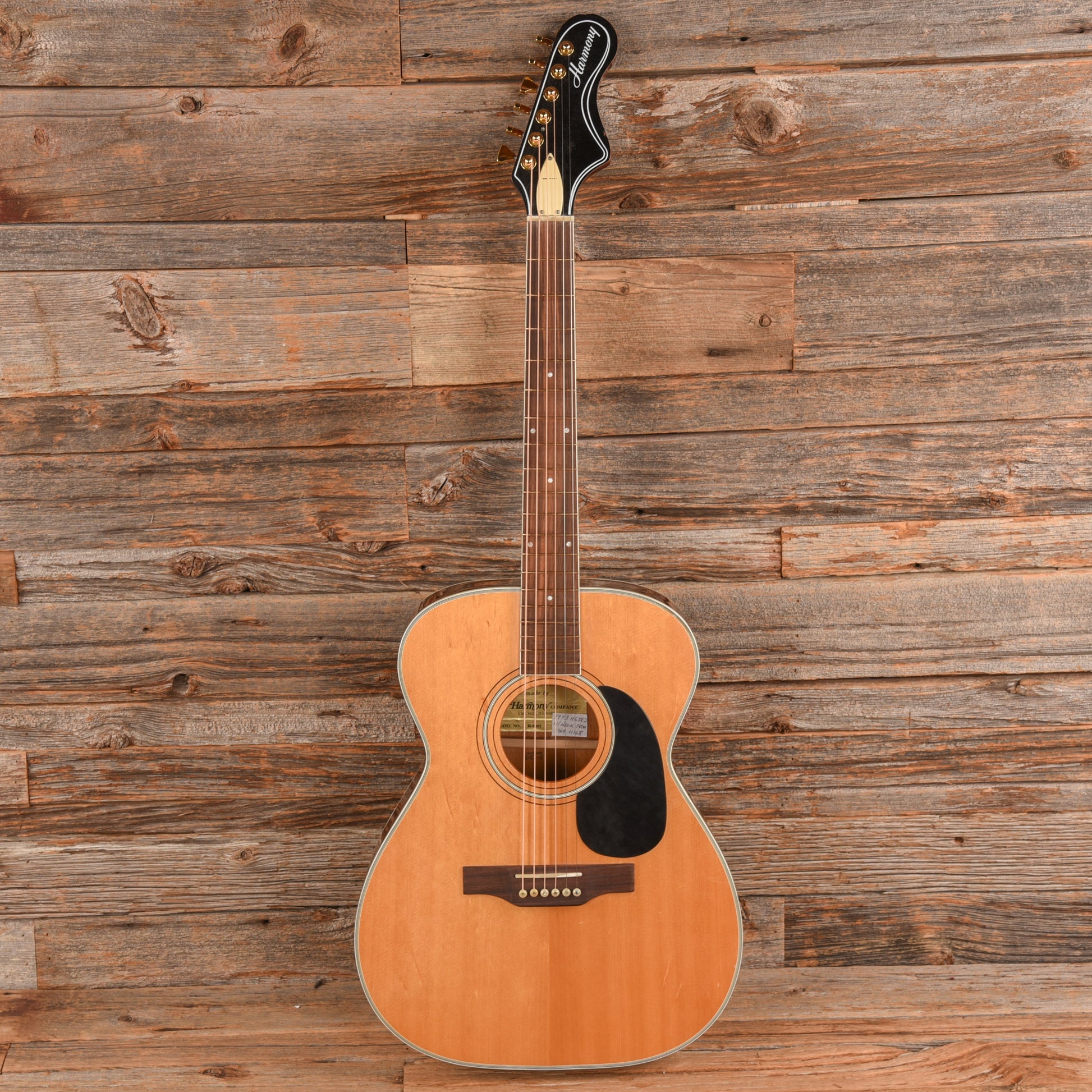 Harmony H-6383/H-168 Neck X- Brace Conversion Natural 1973 Acoustic Guitars