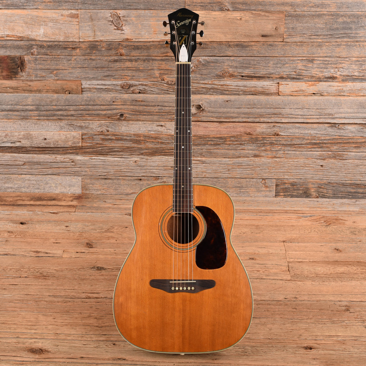 Harmony H1260 Sovereign X-Braced Natural 1966 Acoustic Guitars