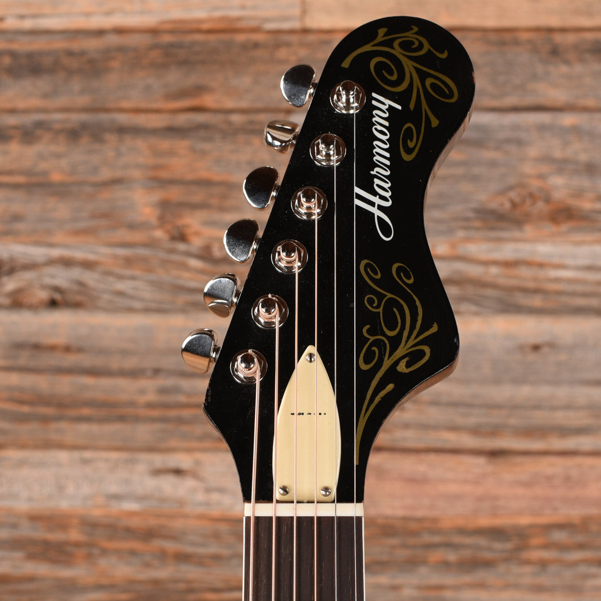 Harmony H180 X-Brace Conversion Natural 1960s Acoustic Guitars