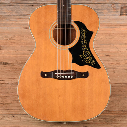 Harmony H180 X-Brace Conversion Natural 1960s Acoustic Guitars