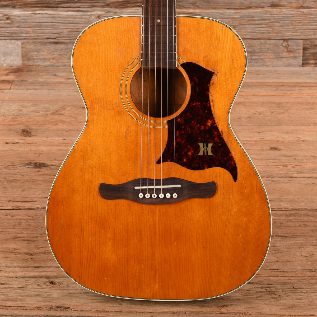 Harmony Harmony H168 X-Brace Converstion Natural 1969 Acoustic Guitars