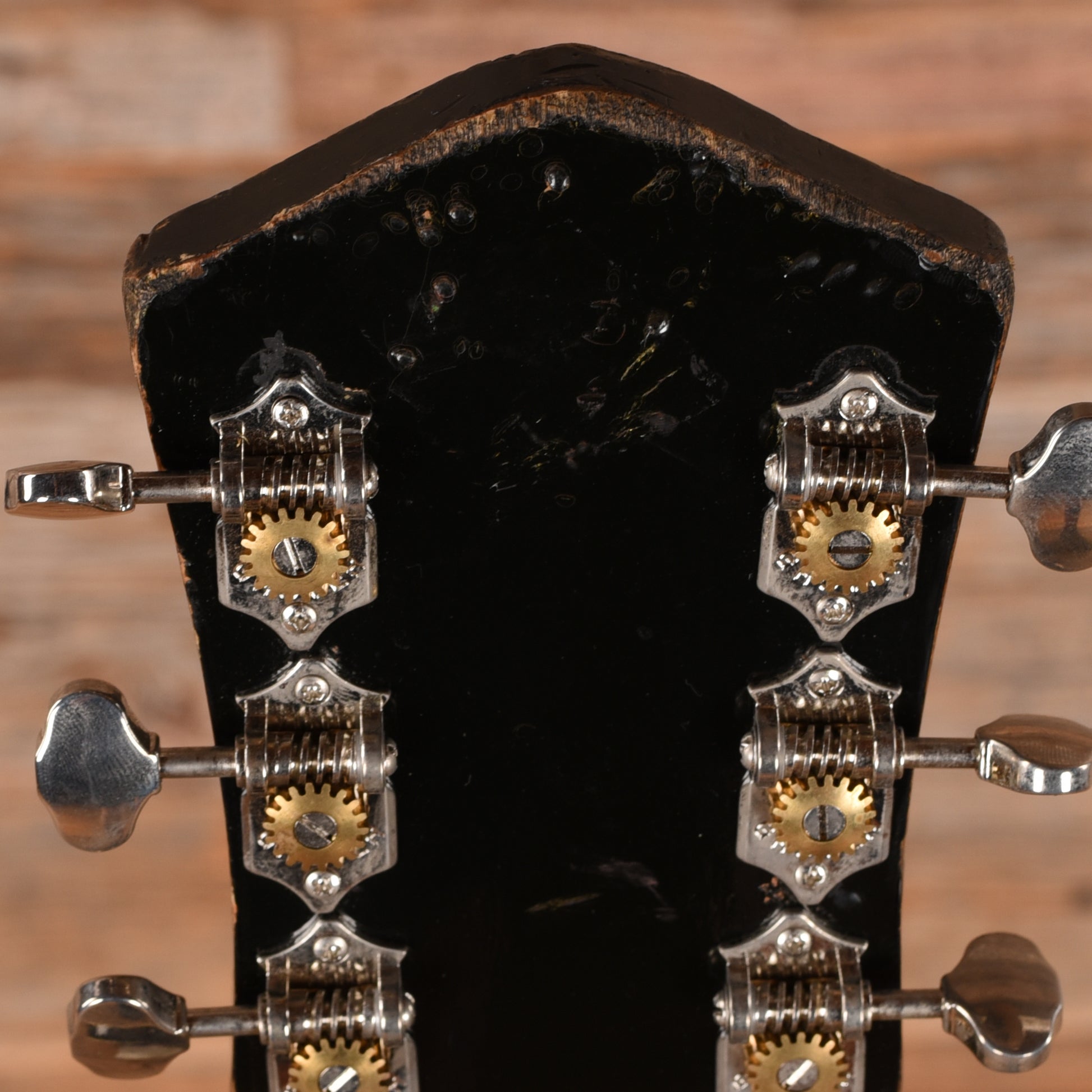 Harmony Roy Smeck Baxendale X-Brace Conversion Black 1960s Acoustic Guitars
