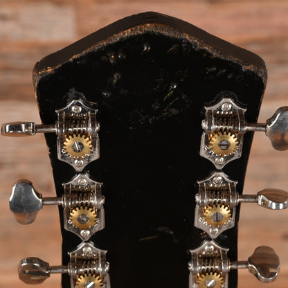 Harmony Roy Smeck Baxendale X-Brace Conversion Black 1960s Acoustic Guitars