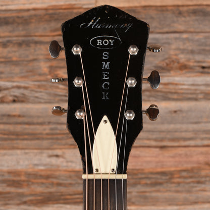 Harmony Roy Smeck Baxendale X-Brace Conversion Black 1960s Acoustic Guitars