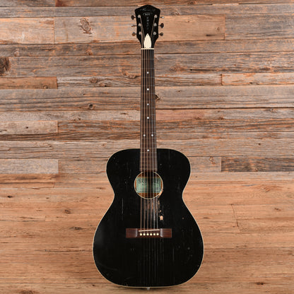 Harmony Roy Smeck Baxendale X-Brace Conversion Black 1960s Acoustic Guitars