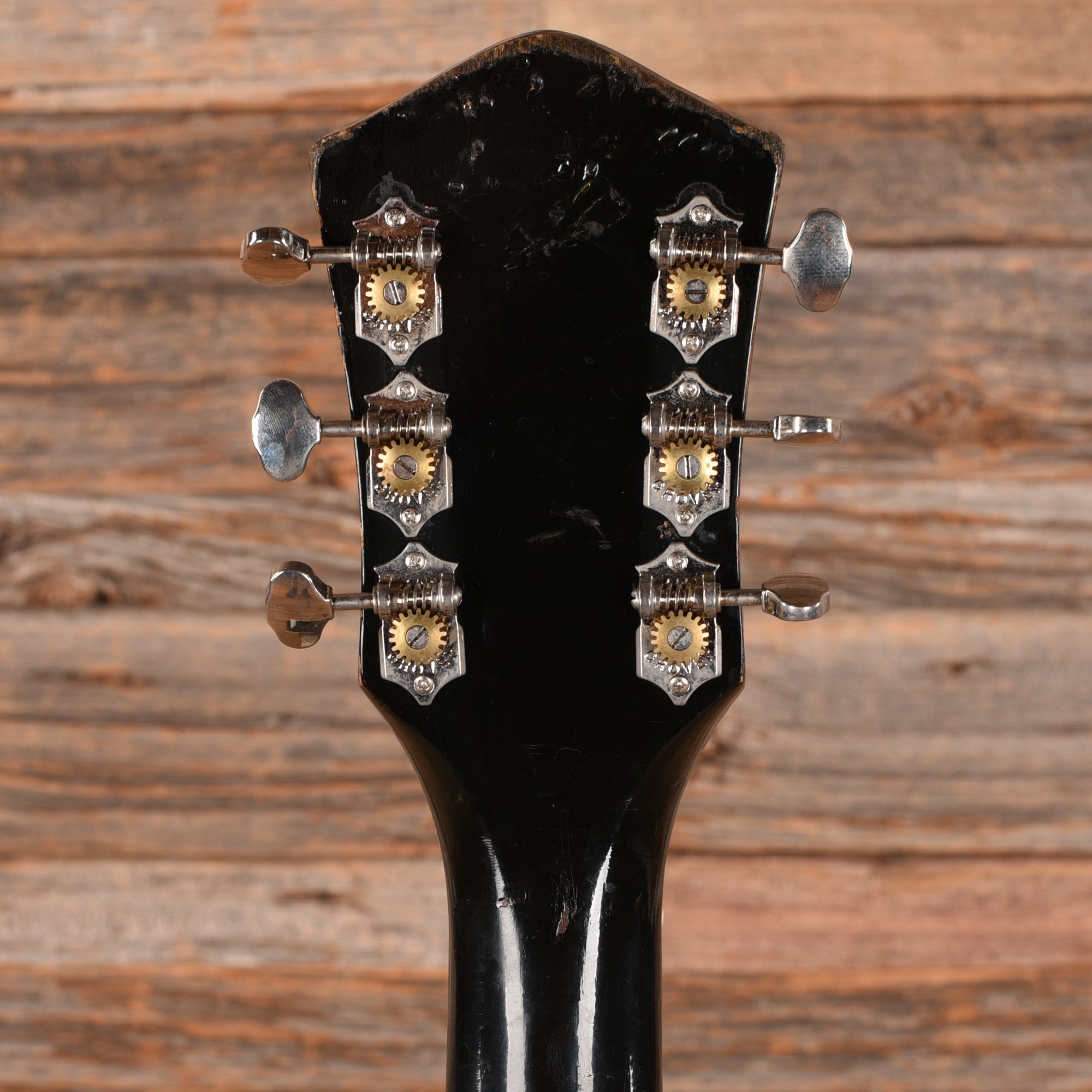 Harmony Roy Smeck Baxendale X-Brace Conversion Black 1960s Acoustic Guitars