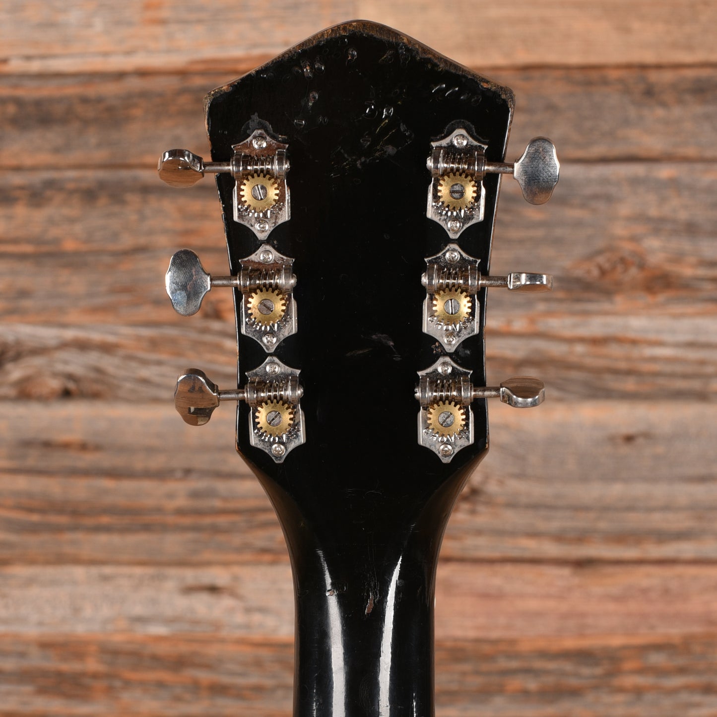 Harmony Roy Smeck Baxendale X-Brace Conversion Black 1960s Acoustic Guitars
