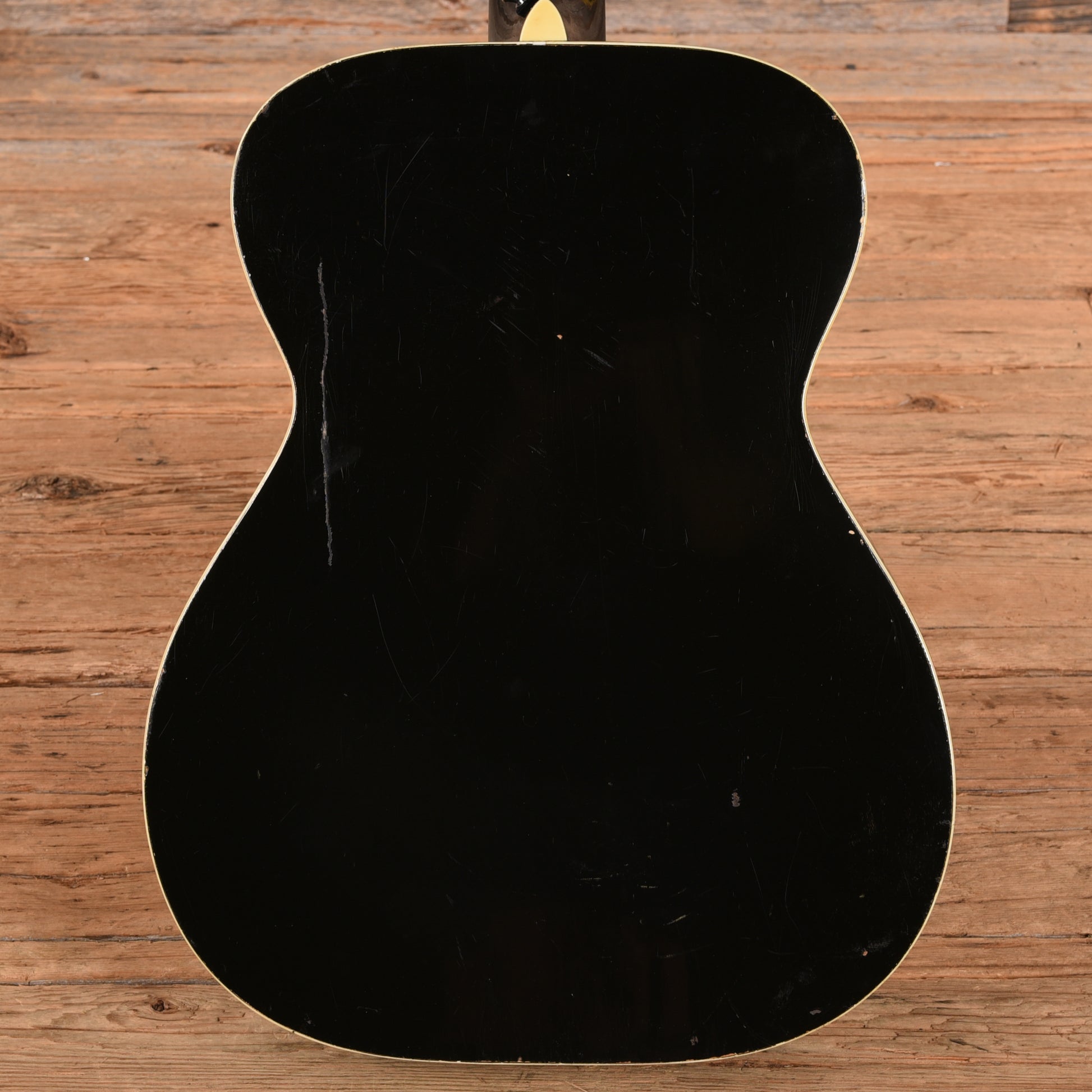 Harmony Roy Smeck Baxendale X-Brace Conversion Black 1960s Acoustic Guitars