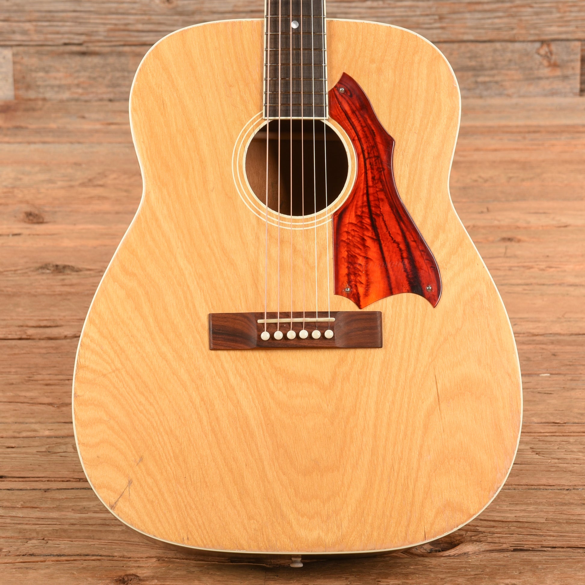 Harmony H-158 X-Brace Conversion Natural 1969 Acoustic Guitars / Jumbo