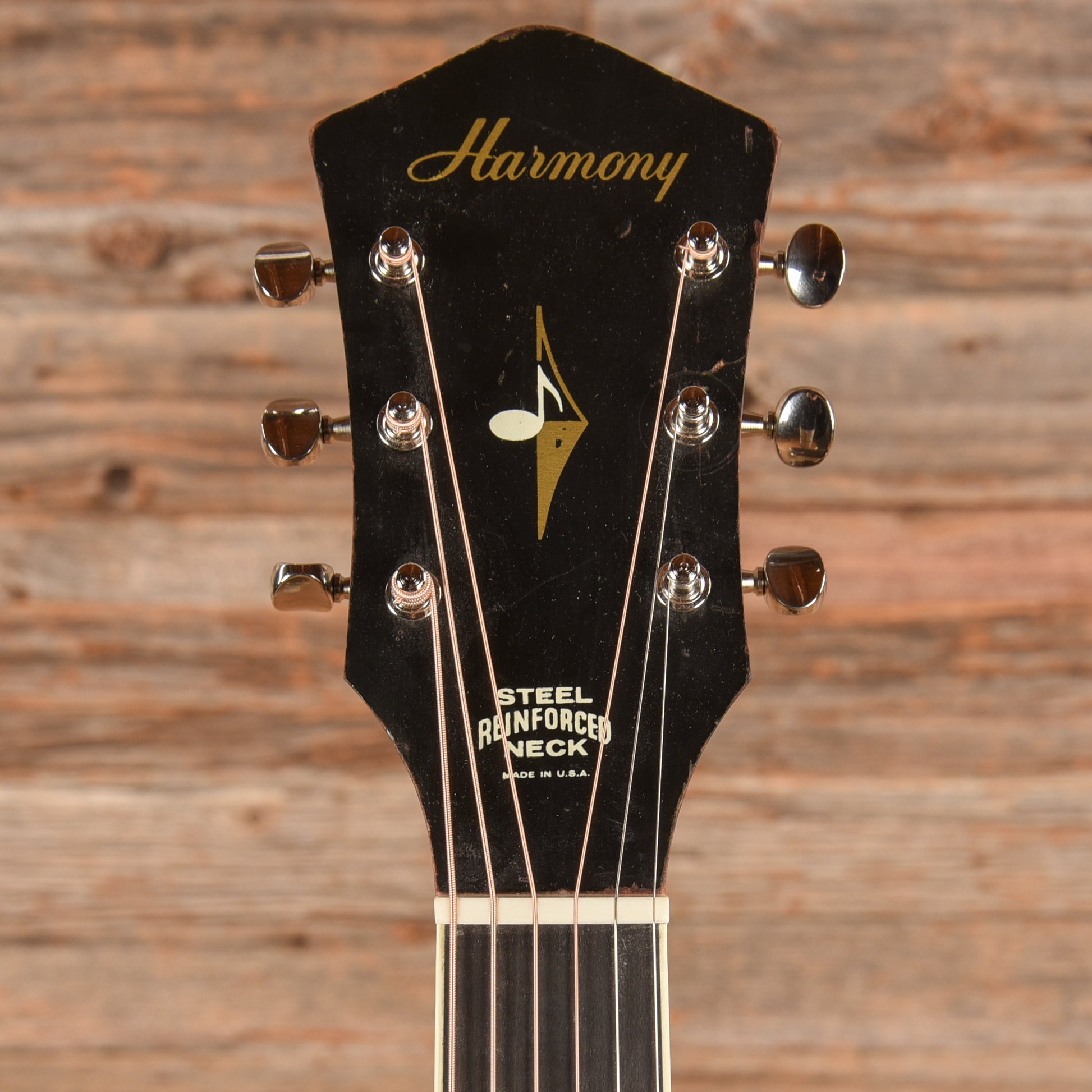 Harmony H-158 X-Brace Conversion Natural 1969 Acoustic Guitars / Jumbo