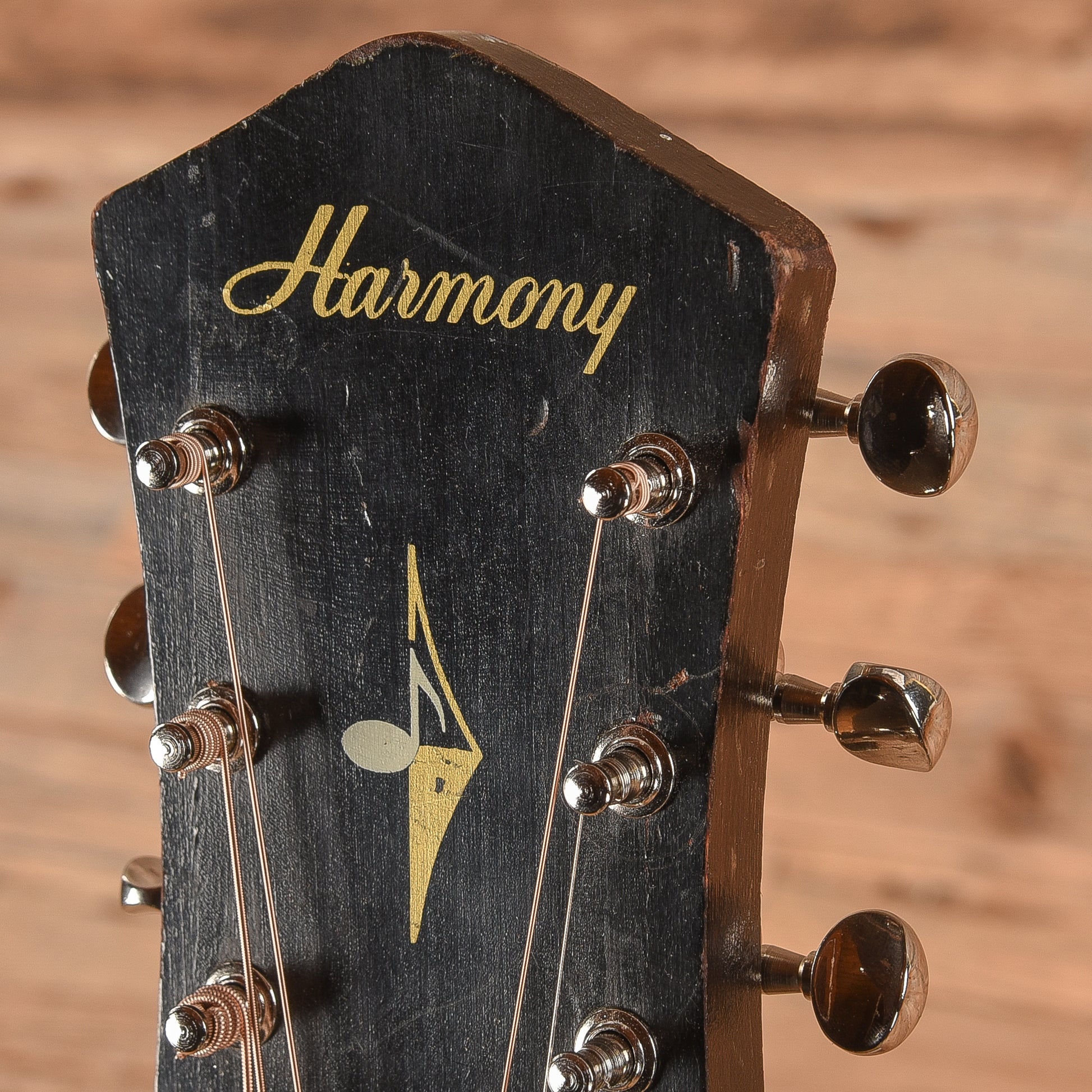 Harmony H-158 X-Brace Conversion Natural 1969 Acoustic Guitars / Jumbo
