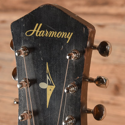 Harmony H-158 X-Brace Conversion Natural 1969 Acoustic Guitars / Jumbo