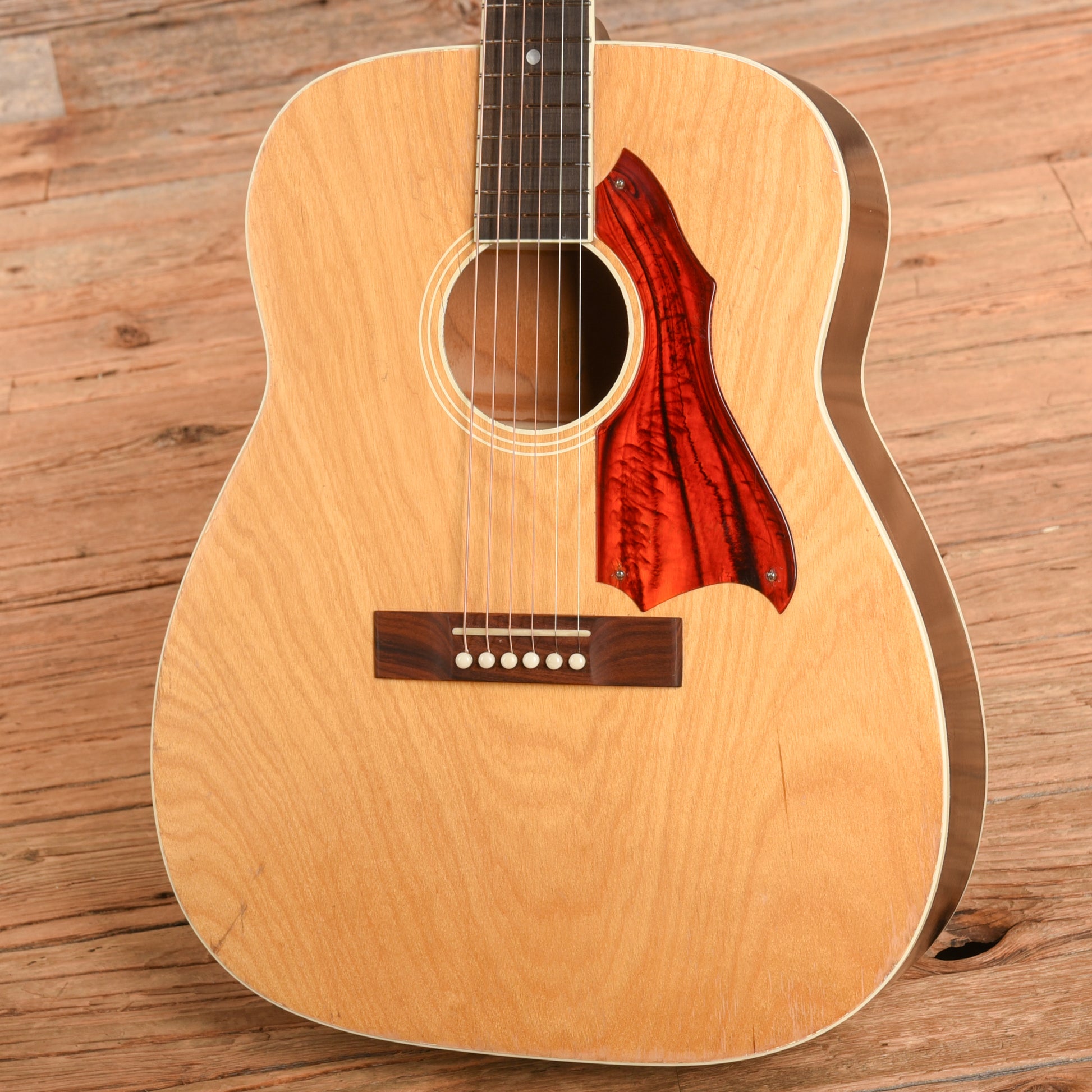 Harmony H-158 X-Brace Conversion Natural 1969 Acoustic Guitars / Jumbo