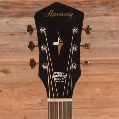 Harmony H-159 X-Brace Conversion Natural 1972 Acoustic Guitars / Jumbo