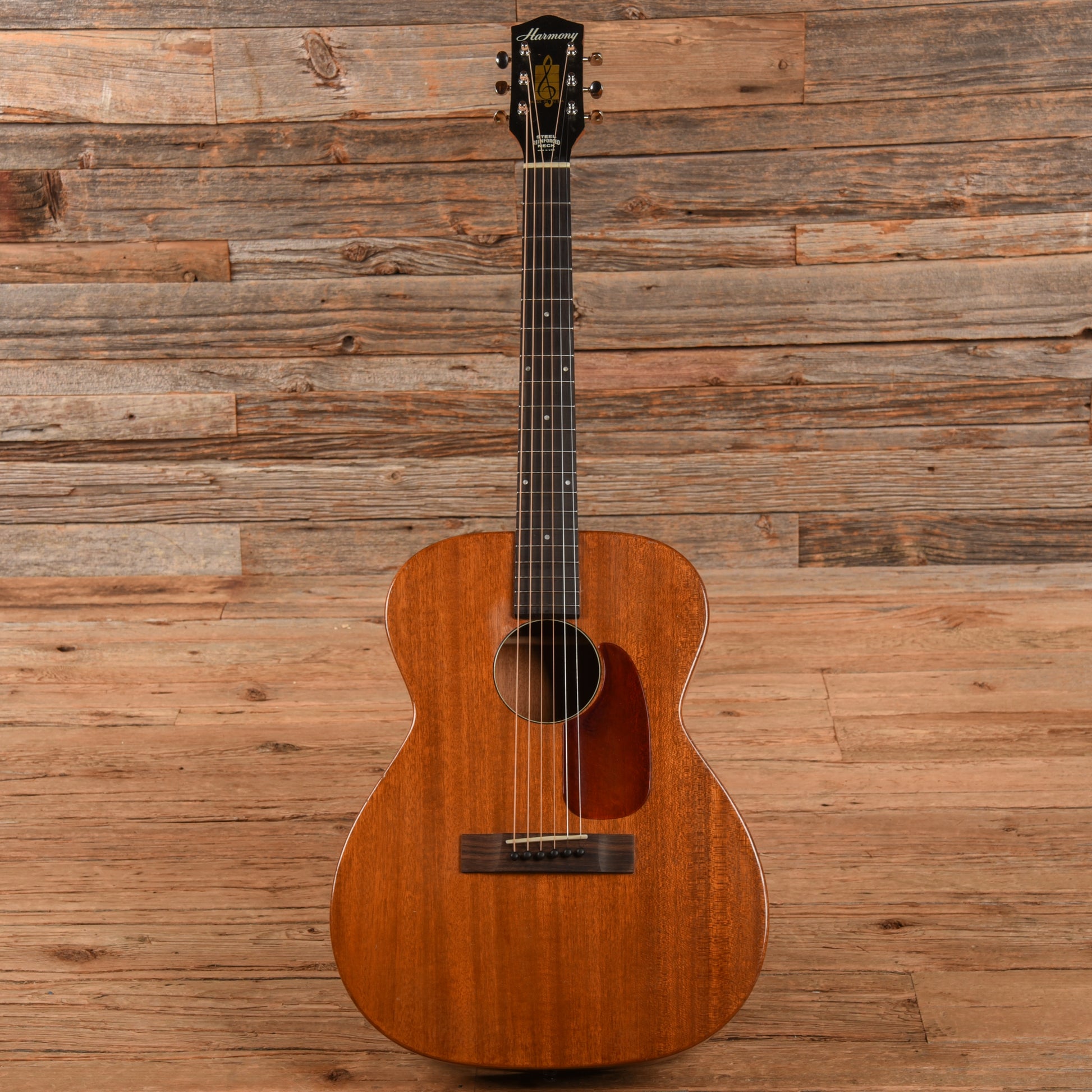 Harmony H-165 X-Brace Conversion Natural 1960s Acoustic Guitars / Jumbo